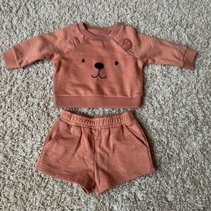 Baby bear outfit set